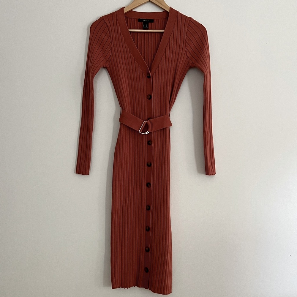 Forever21 auburn sweater dress